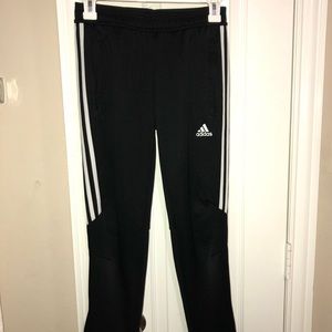 Adidas Black and while joggers
